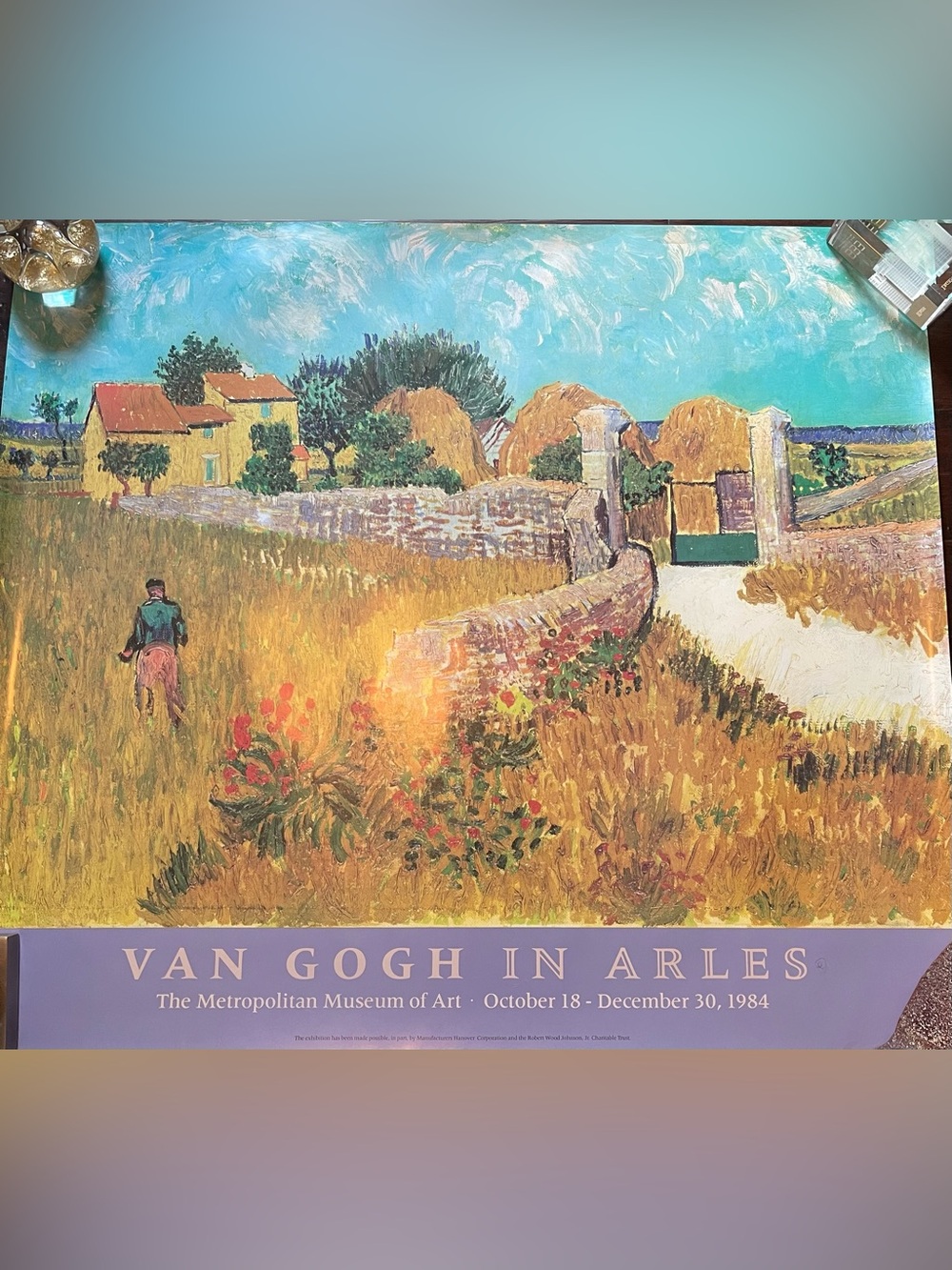 Van Gogh In Arles Poster, Landscape Art